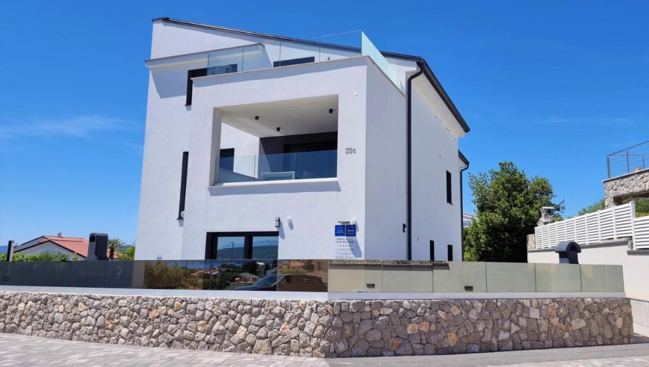 Bartol Luxury Apartments Krk Croatia, With Own Hot Tub - Whirlpool Krk Town Exterior photo